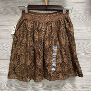 Old Navy Brown Fairy Lace Skirt